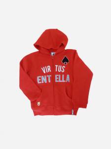felpa-rossa-con-zip-junior felpa-rossa-con-zip-junior