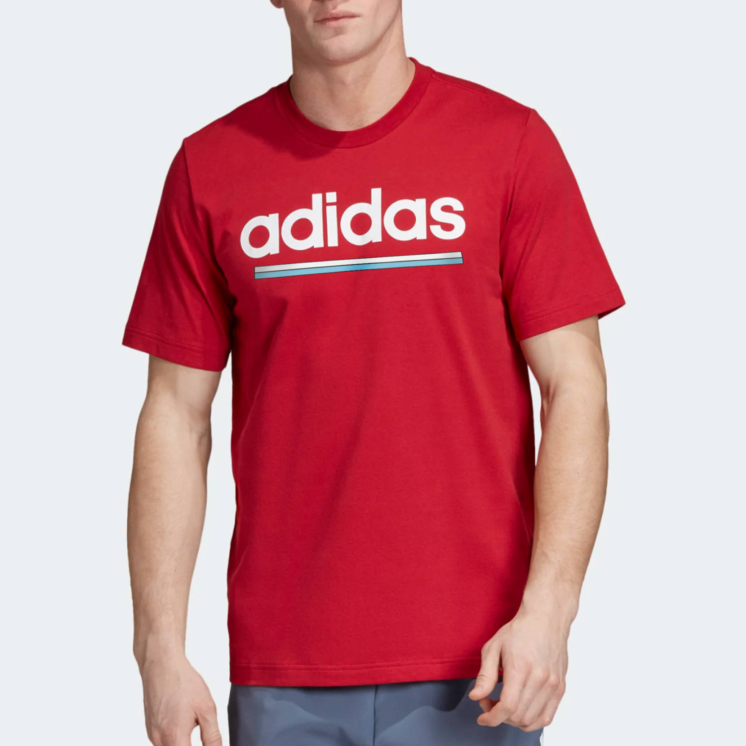maglietta adidas rossa